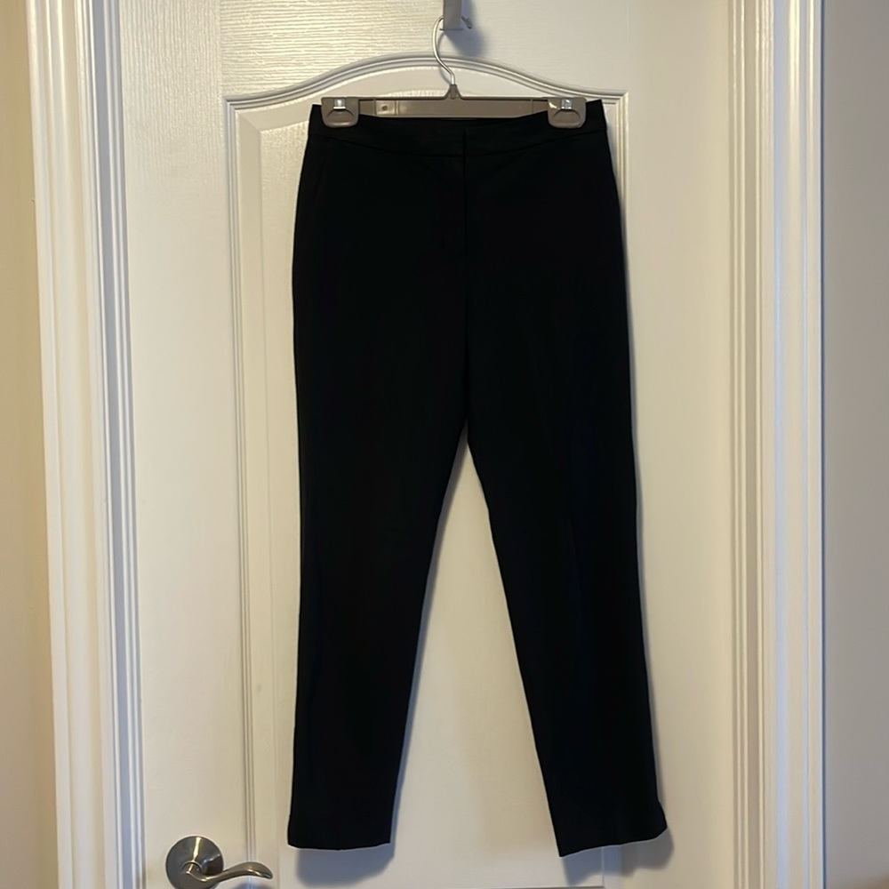 BABATON black Italian wool blend pants, sz 0